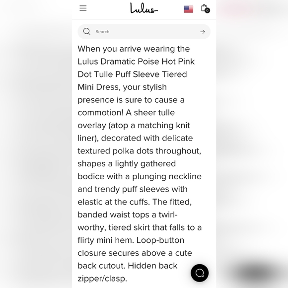 BOGO NWOT Lulu's Medium Hot Pink Ruffle Tulle Dress - Picture 8 of 8